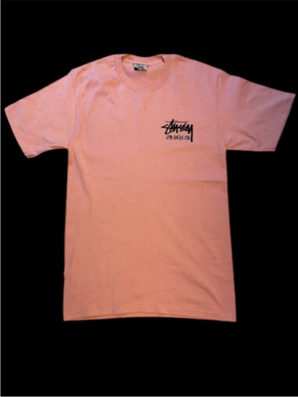 🆕 STUSSY T Shirt LA Exclusive Limited Run Stüssy Unisex Medium Rose Quartz - Picture 2 of 10